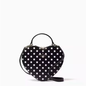 NWOT Kate Spade Heart Crossbody Clutch